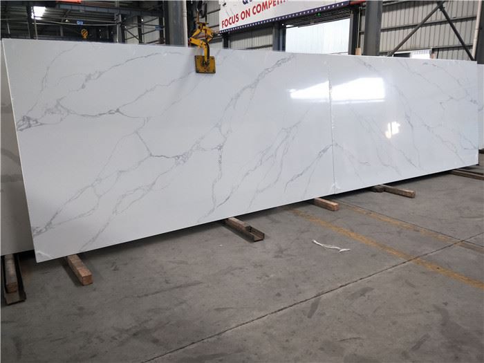 calacatta storm quartz slab stone
