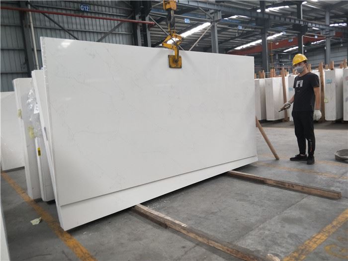 Carrara grey quartz for interior