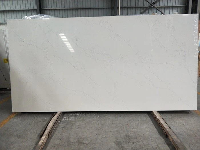 Calacatta alto white quartz slab