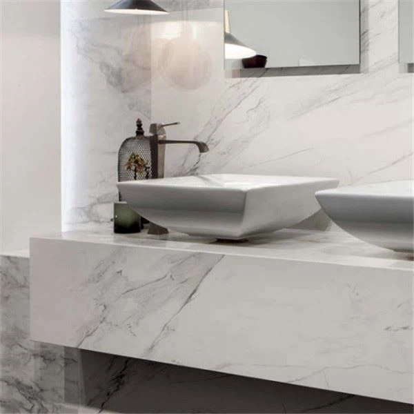 calacatta marble vanity top from italy