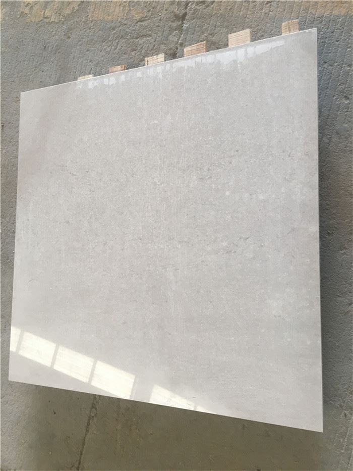 Grey marble effect floor tiles polished