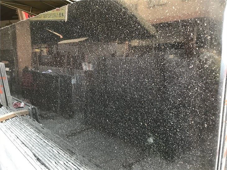 black galaxy granite countertops for vanity