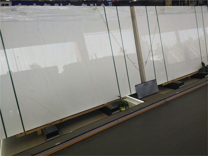 Oriental Calacatta White Marble Slab
