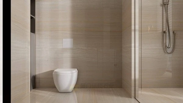 Light Wood Vein Marble bathroom tiles