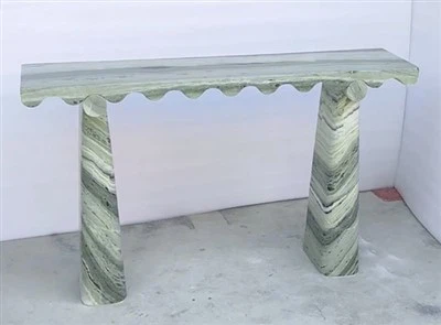 گرین ماربل کنسول ٹیبل