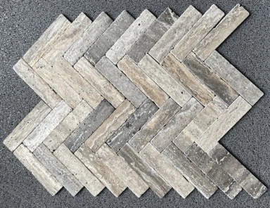 سلور ٹراورٹائن ہیرنگ بون